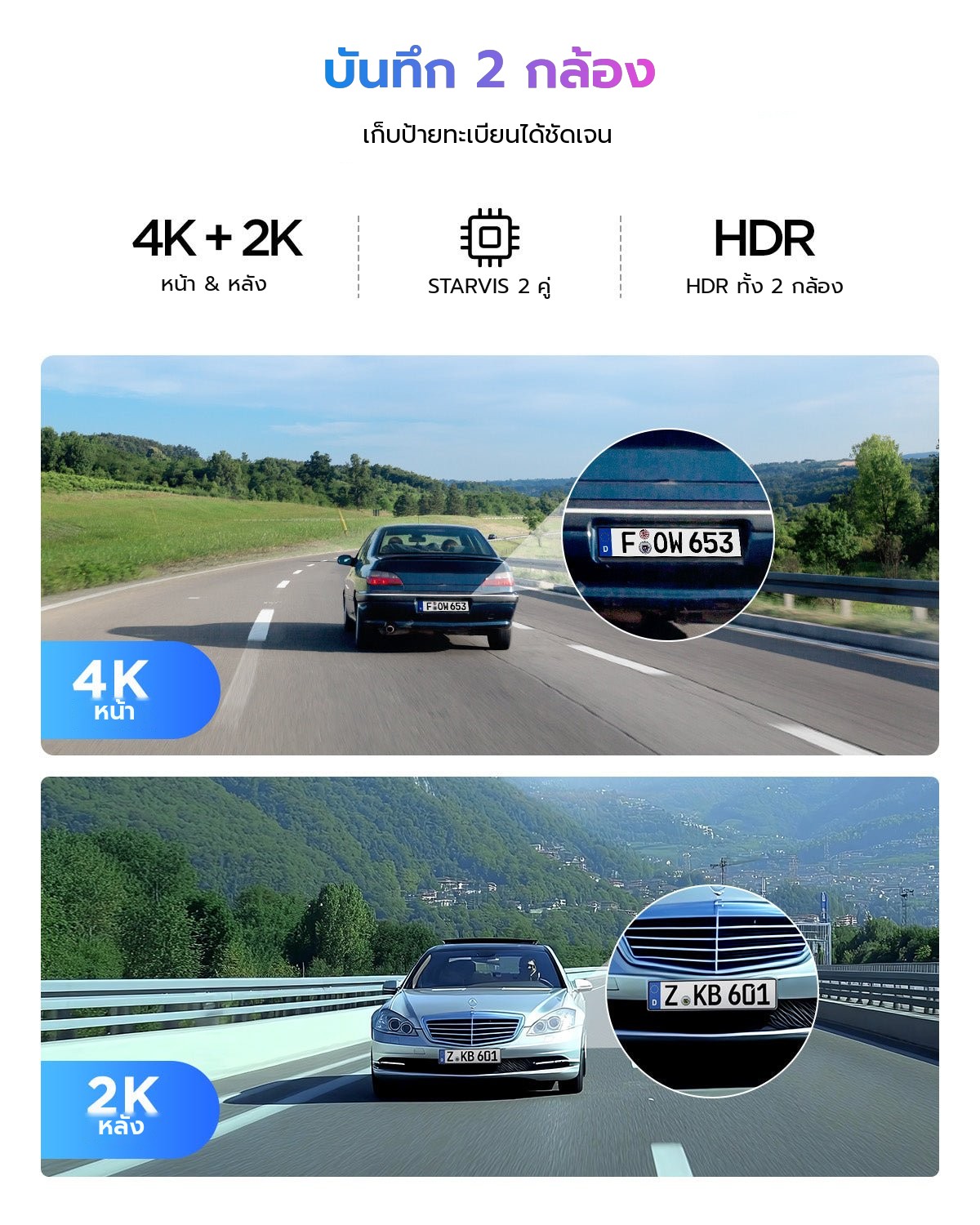 VIOFO A329S 2CH ภาพที่ 2